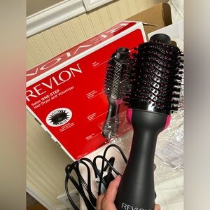 REVLON one step hair dryer and volumizer. Brand new in box.